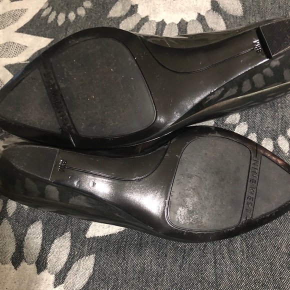 Nine West Grey Wedge Heels - Picture 5 of 6